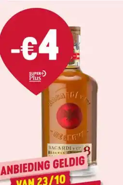 Delhaize Bacardi carribean spiced aanbieding