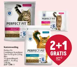 Delhaize Kattenvoeding Perfect Fit aanbieding