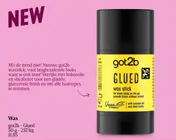 Delhaize Wax got2b Glued aanbieding