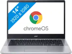 Coolblue Acer Chromebook 314 (CB314-4H-C4XL) Azerty aanbieding