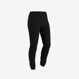 Decathlon Joggingbroek voor fitness dames slim fit 500 zwart aanbieding