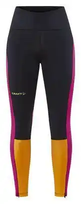 Decathlon Women's Long Craft Pro Hypervent Tights Black Pink aanbieding