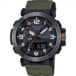 Decathlon Casio Analoog En Digitaal Horloge Groen/Zwart PRW-6600YB-3ER aanbieding