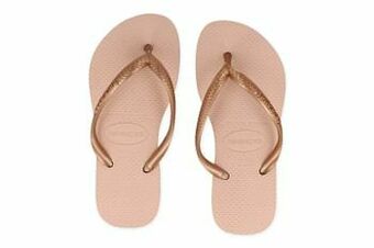 Berca Shoes Havaianas Badslipper Meisjes Slim Kids Ballet Rose - Rosegold aanbieding