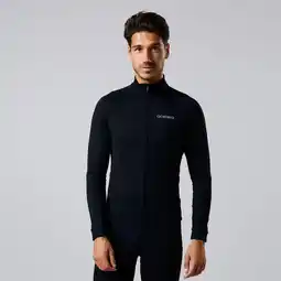Decathlon Essential Thermofleece Wielershirt heren lange mouw Fietsshirt winter aanbieding