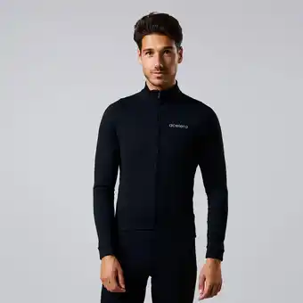 Decathlon Essential Thermofleece Wielershirt heren lange mouw Fietsshirt winter aanbieding