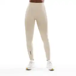 Decathlon Dames Fitness naadloze sportlegging Fearless Beige aanbieding