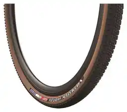 Decathlon Gravelband Tubeless Buitenband Aventura Tubeless 700 X 38C Zwart/Transparant aanbieding
