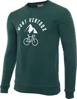 Decathlon Sweat LeBram x Sport d'Epoque Mont Ventoux Vert Bouteille aanbieding