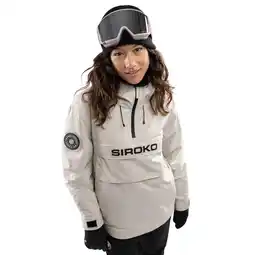 Decathlon Dames Wintersport snowboardjas W6-W Eriz Beige aanbieding