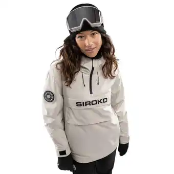 Decathlon Dames Wintersport snowboardjas W6-W Eriz Beige aanbieding