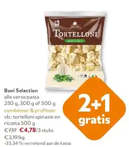 OKay tortelloni spinazie en ricotta 500 g aanbieding