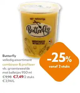 OKay Butterfly groenteweelde met balletjes 950 ml aanbieding