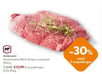OKay Ambrosini Amerikaanse Black Angus rumpsteak 300 g aanbieding