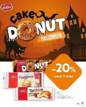 Lotus donut Halloween 6 x 34 g