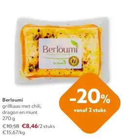 OKay Berloumi grillkaas met chili, dragon en munt 270 g aanbieding