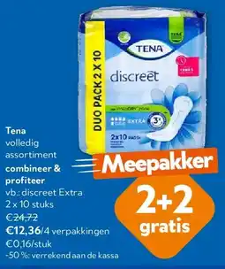 OKay Tena discreet Extra 2 x 10 stuks aanbieding