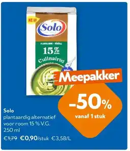 OKay Solo plantaardig alternatief voor room 15 % V.G. 250 ml aanbieding