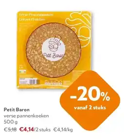 OKay Petit Baron verse pannenkoeken 500 g aanbieding