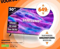 Expert SAMSUNG Neo QLED 4K TV 50QN80F 2025 aanbieding