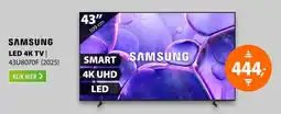 Expert SAMSUNG LED 4K TV 43U8070F 2025 aanbieding