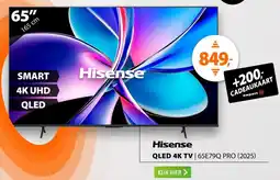 Expert Hisense QLED 4K TV 65E79Q PRO 2025 aanbieding