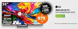 Expert LG MINI LED 4K TV EVO 55QNED93A6 2025 aanbieding