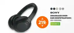 Expert SONY DRAADLOZE OVER- EAR HOOFDTELEFOON WH-1000XM4 aanbieding