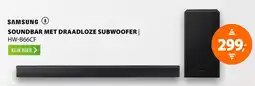 Expert SAMSUNG SOUNDBAR MET DRAADLOZE SUBWOOFER HW-B66CF aanbieding