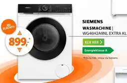 Expert SIEMENS WASMACHINE WG46H2A9NL EXTRA KLASSE aanbieding