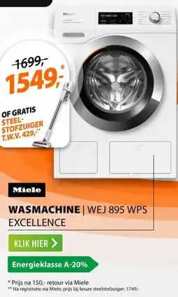 Expert Miele WASMACHINE WEJ 895 WPS EXCELLENCE aanbieding