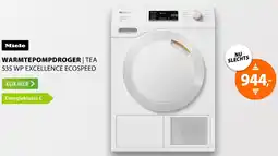 Expert Miele WARMTEPOMPDROGER TEA 535 WP EXCELLENCE ECOSPEED aanbieding