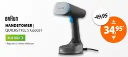 Expert BRAUN HANDSTOMER QUICKSTYLE 5 GS5031 aanbieding