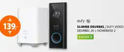 Expert Eufy SLIMME DEURBEL EUFY VIDEO DEURBEL 2K + HOMEBASE 2 aanbieding