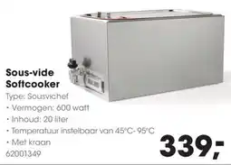 Hanos Sous-vide Softcooker aanbieding
