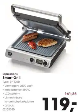 Hanos Espressions Smart Grill aanbieding