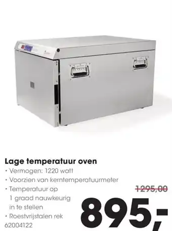 Lage temperatuur oven