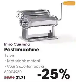 Hanos Inno Cuisinno Pastamachine aanbieding