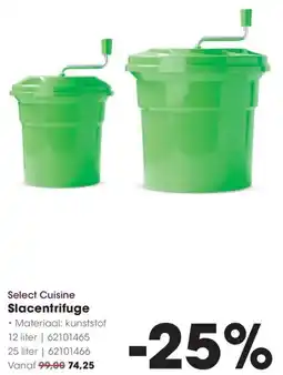 Hanos Select Cuisine Slacentrifuge aanbieding