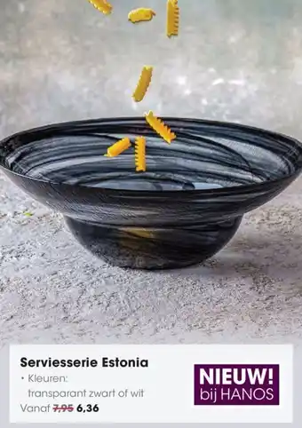 Hanos Serviesserie Estonia aanbieding