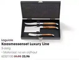 Hanos Laguiole Kaasmessenset Luxury Line aanbieding