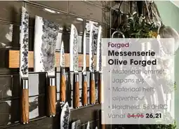 Hanos Forged Messenserie Olive Forged aanbieding