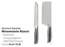 Hanos Diamant Sabatier Messenserie Riyouri aanbieding
