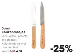 Hanos Opinel Keukenmesjes aanbieding