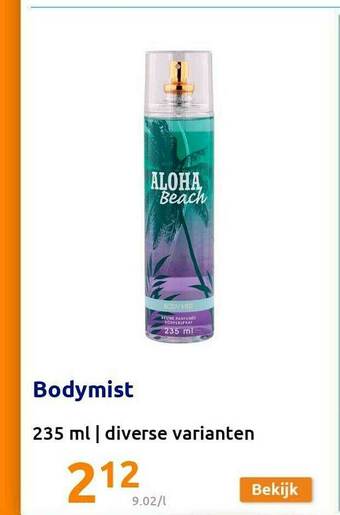 Action Bodymist aanbieding