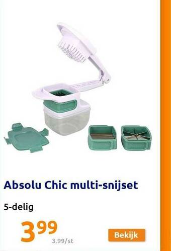 Action Absolu Chic Multi Snijset aanbieding