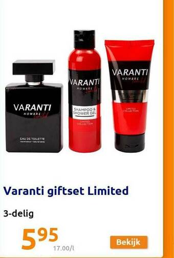 Action Varanti Giftset Limited aanbieding