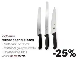 Hanos Victorinox Messenserie Fibrox aanbieding