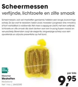 Hanos Meromar Mesheften aanbieding