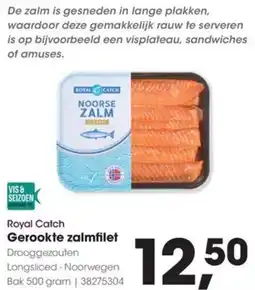 Hanos Royal Catch Gerookte zalmfilet aanbieding